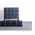 Blaues PU-Polsterbett Großhandel Schlafzimmer-Sets